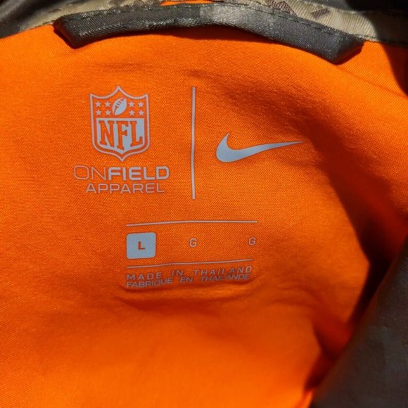 2019 Chicago Bears Nike Salute to Service Jacket ON FIELD Large NWT Repel Camo - Picture 8 of 8